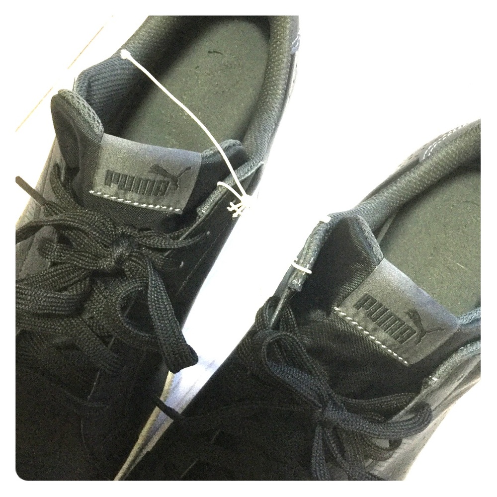 PUMA Black Leather Sneakers - Picture 3 of 5